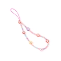 Colorful handmade acrylic beaded phone charm with clouds on a clean white background - Cloud Expression Multicolor Bead