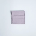 Pochette bijoux en suédine microfibre violet clair avec fermeture à rabat - Violet Clair