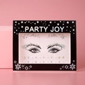 Self-adhesive face gem set with silver rhinestones and pearls for party face makeup - HF-132 (Silver Pearl)