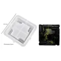 Moule carré en silicone pour pot de bougie de 14,1 cm pour boîte de rangement DIY - Cendrier Carré - Base