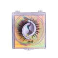 Natural 3D multi-layered false eyelashes in ZN08 style with holographic laser packaging - Multi-Layer Style (ZN08)