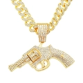 Necklace with 50cm Cuban Chain / Gold