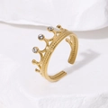 Gold Crown Rhinestone Style (JR457-G7)