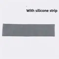 Gray quick-dry seamless sports headband with non-slip silicone strips for fitness - With Non-slip Silicone Strip / Gray