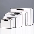 White With Black Border; (vertical) 12cm Long * 5.7cm Wide * 16cm High