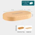 36-grid silicone ice cube tray in cream yellow with an airtight lid for home use - Yellow Hard Bottom 1 Layer 36 Grids with Lid
