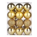 24pcs/4cm Gold