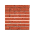Self-adhesive 3D wall sticker with realistic red brick pattern and vintage foam texture - 508-Industrial Red Brick