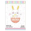 Ballon en aluminium lapin et œuf Hoppy Easter pour fête, taille 60x72cm - Oeuf lapin / 60x72cm