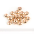 Détails macro de perles d'espacement dorées polies 4-10mm pour bijoux DIY - 6x1.5mm (10 Pièces) / Doré