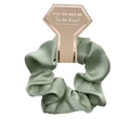 Elastico per capelli in raso verde chiaro con biglietto per damigella d'onore sposa - Verde Menta