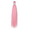 Extensions de cheveux Easy Braid roses de 26 pouces en fibres synthétiques pour tresses - Rose (FR 2Pink#)