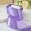 Lavender purple 4cm satin ribbon roll for gift wrapping and DIY crafts wedding decor - Crystal Purple