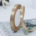 1cm champagne gold satin ribbon roll for gift wrapping and wedding cake decoration - 67# Light Champagne