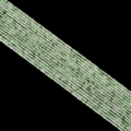 Strands of 2.5mm square green natural crystal sugar cube beads for jewelry making - Green Strawberry Quartz