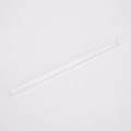 Reusable transparent Tritan straw with 1cm wide hole for plastic candy-colored cups - 1*20cm / Clear