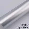 Electro-optic metallic silver matte gift wrapping paper roll with premium finish - Matte Silver