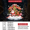 Tabla de tallas de pegatinas estáticas de Papá Noel para ventanas con medidas - Estática/Micro-pulverización UV Triple / Pequeño [45*40CM]