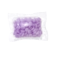 Geurende wasparels in paarse kleur verpakt in een transparante plastic zak - 3g / Paarse Lavendel