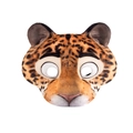 Plüsch-Leopardenmaske aus Schaumstoff für Tier-Cosplay und Halloween-Kostümzubehör - Einheitsgröße / EVA Cartoon Leopard Maske