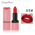 Matte lippenstift 05# in roze hartvormige huls met fluweelrood lipeffect - Hart Lippenstift 05# (Rood)