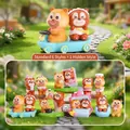 Série de figurines Panda Bao Bao en boîte mystère avec six styles réguliers et un caché - Série Match Ours de la Forêt / 1pc Aléatoire