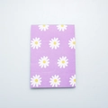 Mini creative memo pad with purple cover and white daisy floral patterns for students - Purple With White Daisy (SR2008-40)