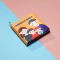 Soft baby cloth book with family cartoon theme for early sensory and cognitive development - Character Cognitive Cloth Book English Version