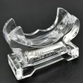 Transparent acrylic display stand for bracelets and bangles with 18mm slot width - No. 15 Small Transparent Horn Stand