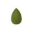 Macro detail of an olive green teardrop makeup sponge with a fine non-latex texture - Teardrop - Olive Green