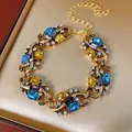 Bracciale Vintage con Pietre Colorate