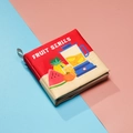 Interactive soft baby cloth book with Fruit Series theme for sensory cognitive learning - Fruit Cognitive Cloth Book English Version