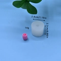 Detaillierte Maße der kleinen Blumen-Silikonform mit Durchmesser- und Höhenangaben - Dicke Zylindrische Blume(16)