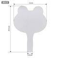 Double-sided white bear-shaped handheld whiteboard with size dimensions 21cm x 29.5cm - 21x29.5cm