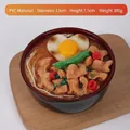 Salvadanaio realistico a forma di ciotola di ramen giapponese in PVC con uova - Ciotola Grande - Tagliatelle con Intestini