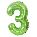 Número 3 Verde fruta