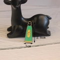 Green and yellow enamel paint tube pendant in 2.6x1cm size for DIY jewelry making - 1CM×2.6CM / Paint Tube