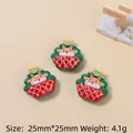 Christmas reindeer resin charm 25mm for DIY hair clips and shoe decorations - Reindeer Basket