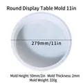 11 inch ronde siliconen mal voor hars riviertafel project 279mm diameter maat - Ronde Basisvorm 11 Inch