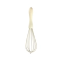 Minimalist cream white silicone whisk tool for baking on a clean white background - Whisk / Off White