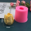3D Tulpenknospe Silikonform für Fondant und Schokolade DIY Basteln 5.5x5.5x4.8cm - Kleine Tulpe