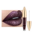 Lucidalabbra Pudaier opaco e brillante 17# viola bacca intenso con glitter - 17# Marrone Viola Scuro Glitter