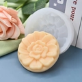 Blumen Silikonform für DIY Backen mit detaillierter mehrschichtiger Rosenblütenstruktur - Stil 2 Blume in der Mitte