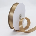 Champagne gold polyester satin ribbon roll for gift wrapping and cake packaging - 91m / 105# Champagne Gold