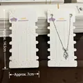 Jewelry display card for necklaces and hair clips with colorful polka dots 14.5x7cm - 7*14.5 Crown I-shape Card (approx. 100pcs)