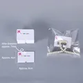 Witte kartonnen sieraden display kaart met rode strik en I miss you tekst - Kp654# Briefpapier Van Circa 4*6 Cm (circa 100 Vellen)