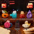 Lucky cat crystal blind box set featuring various natural gemstone styles and charms - 1244-9 Cat's Good Fortune Is Coming (box 6) / Full Box Set