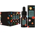 Floral print 10ml natural essential oil glass dropper bottle with matching black box - RH-19 J'adore (True Me) / 10ml