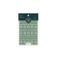Geprägte Weihnachts-Nagelaufkleber mit grünem Strickmuster-Design, Modell TS-955 - TS-955 Weihnachtspullover Grün Relief