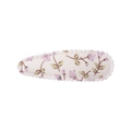Pinza para el pelo con estampado floral de gota y bordes bordados en púrpura - Estilo 5